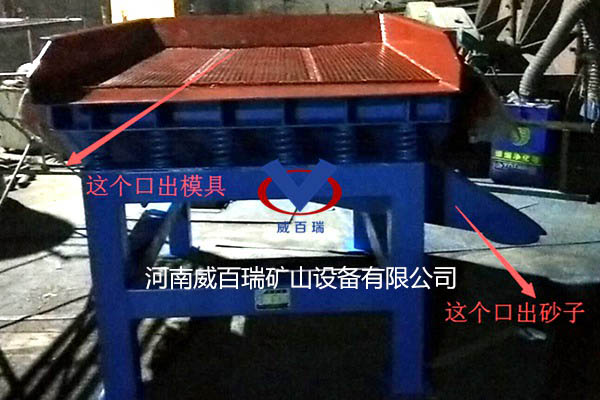 常規(guī)振動落砂機
